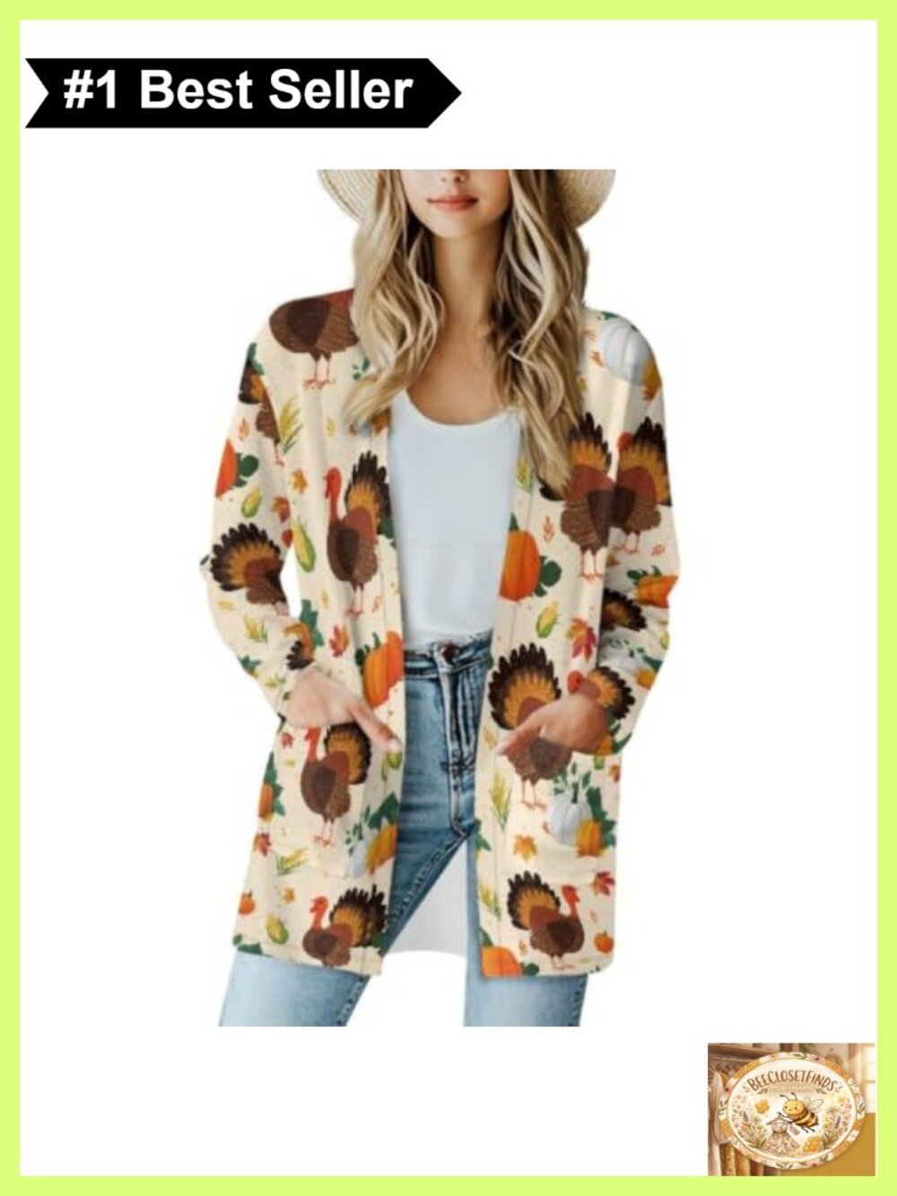 Women Open Front Cardigan Long Sleeve Lightweight Loose Fit V-Neck Sweater